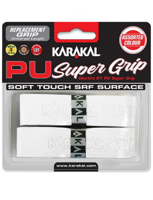 Karakal PU Super Grip 2 Pk - White